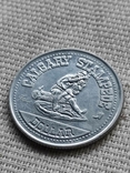 Монета 1 торговый доллар Жетон Токен Медаль 1980 год. Седло. Лошадь Ковбой Канада, фото №9
