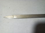 Нож для вскрытия конвертов серебро 800 проба, фото №8