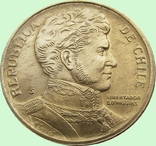 160.Чили 10 песо, 1997 год, фото №2