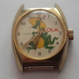 Часы ruhla ГДР с динозавром LOLA, фото №2