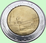 160.Италия 500 лир, 1983 год, фото №2