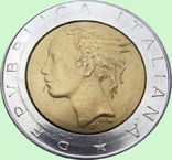 160.Италия 500 лир, 1983 год, фото №3