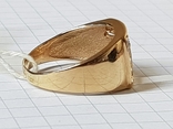 Золотое кольцо 585 пробы Новое, фото №3