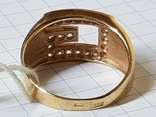 Золотое кольцо 585 пробы Новое, фото №5