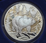 3 рубля, Медведь. 2009, "Животный мир стран ЕврАзЭС", сертификат, фото №2