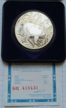 3 рубля, Медведь. 2009, "Животный мир стран ЕврАзЭС", сертификат, фото №4