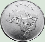 80.Бразилия 10 крузейро, 1983 год, фото №3