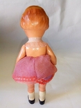  Старинная кукла рельефные волосы Edi Эди 50-е Германия, фото №4