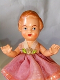  Старинная кукла рельефные волосы Edi Эди 50-е Германия, фото №10
