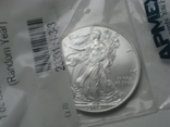 Доллар США 2008 Американский орёл Шагающая свобода, фото №4