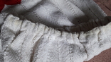Винтаж. Женский летний вязаный костюм (юбка + блуза), спицы, хлопок. Большой размер, фото №11