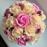 Мыльные цветы, букет из мыльных роз, композиция цветы из мыла, розы из мыла, фото №3