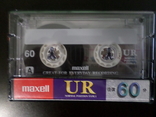 Касета Maxell UR 60 (Release year: 1997), фото №3