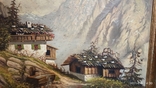 Картина "Австрийские Альпы", масло, 79х59 см, XIX в, Schottner, Германия., фото №5
