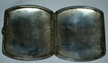  Портсигар в серебре, чернение, позолота., фото №5