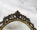 Table mirror, Italy, bronzing., photo number 5