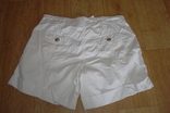 Dorothy Perkins Хлопковые летние женские шорты хлопок белые 14, фото №5