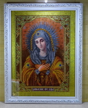 Икона "Умиление Пресвятой Богородицы" алмазная вышивка 30*40 см., фото №3