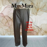 Max Mara оригинал Элегантные теплые женские брюки шерсть Италия корич. меланж, фото №2