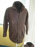 Кожаная мужская куртка Echt Leder. Германия. Лот 651, фото №4