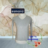 Esmara Кашемировый Красивый женский свитер серый с разрезами, фото №2