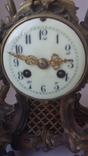 Часы каминные бронза, фото №6