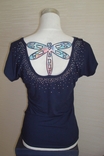 Вискозная Итальянская женская футболка вискоза с красивой спиной, numer zdjęcia 6