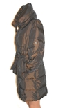 Пуховик пальто парка ультра лёгкий Max Mara коричневый италия 36-38р, фото №4