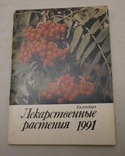 Календарь Лекарственные растения, 1991 г., фото №2