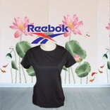 Reebok оригинал Футболка женская спортивная черная короткий рукав М, photo number 2