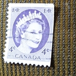 Елизавета 2 марка для Канады 4 центов, фото №3