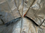 Мощная кожаная утепленная куртка ARMANDO Индия p-p L(состояние!), фото №8