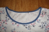 Calida Красивая женская хлопковая ночная рубашка дл рукав в принт L, фото №7