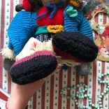 Вязаная кукла Страшила пугало ручная работа в стиле ретро винтаж 40 см, photo number 9
