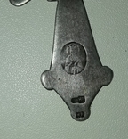 Нательный крест в эмалях, серебро 84., фото №6