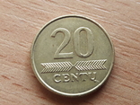 20 центов Литва 2008 г, фото №2