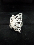 Кольцо Бабочка серебро 925 17, фото №3