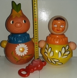 Игрушки целлулоид СССР Неваляшки, фото №11