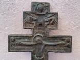 Православный настенный латунный крест, фото №7
