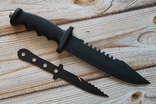 Тактический нож + Метательный нож Black JT24, фото №6