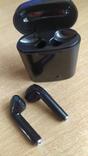 Наушники i7 Tws Bluetooth c зарядным боксом (чёрные), фото №5