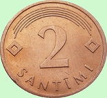 120.Latvia 2 centimes, 2007, photo number 3