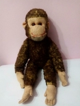 Старинная обезьяна солома 50см игрушка ГДР, фото №8