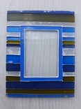 Стеклянная разноцветная рамочка, фото №2