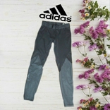 Adidas оригинал Спортивные женские лосины черные/серые М, photo number 2