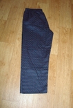 MarksSpencer Хлопковые красивые пижамные мужские брюки т. синие в принт, фото №5