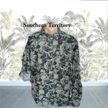 Southern Territory стильная мужская рубашка дл рукав под камуфляж, фото №2