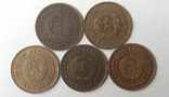 1 стотинка Болгарія 1962, 1974 - 5 шт., фото №4