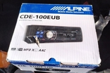Автомагнитола Alpine cde-100 eub,с USB и mp3 і АUX, numer zdjęcia 4