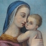 Стровинна ікона Богоматір з Ісусом , Мадонна із немовлям , Богородиця , Марія , 34х43 см., фото №3